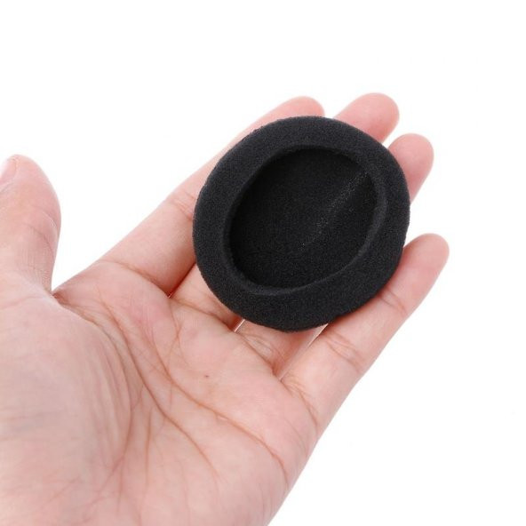 2 Çift Kulaklık Süngeri 6,5 Cm Mp3 Mp4 Yedek Sünger - 5
