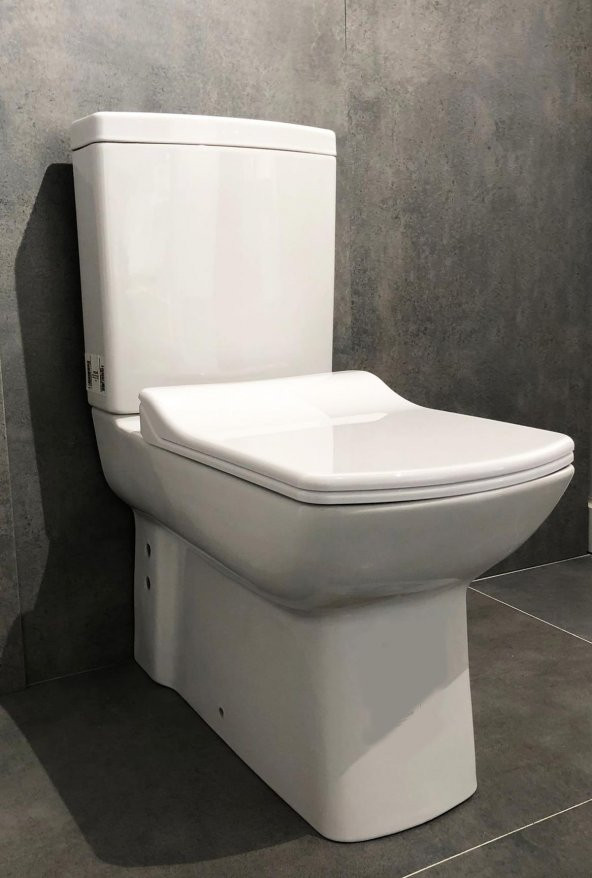 Creavit Lara Duvara Dayalı Klozet Seti (4 Parça) (PP Yavaş Kapak) - 3