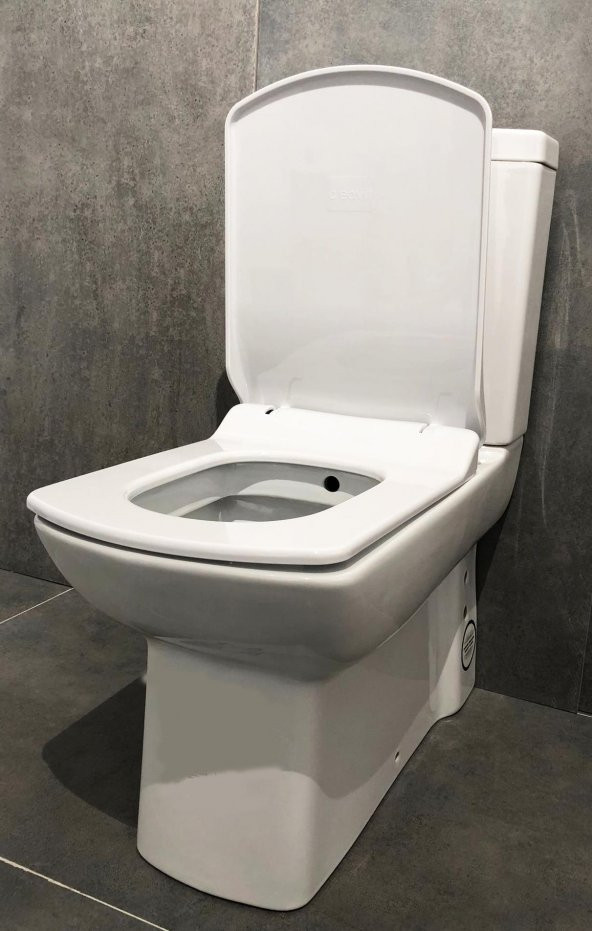 Creavit Lara Duvara Dayalı Klozet Seti (4 Parça) (PP Yavaş Kapak) - 4
