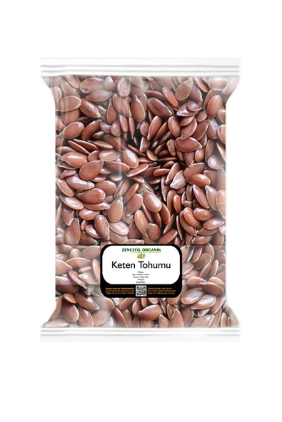 Keten Tohumu Tane 1 Kg. 1. Sınıf Öğütülmemiş Keten Tohumu