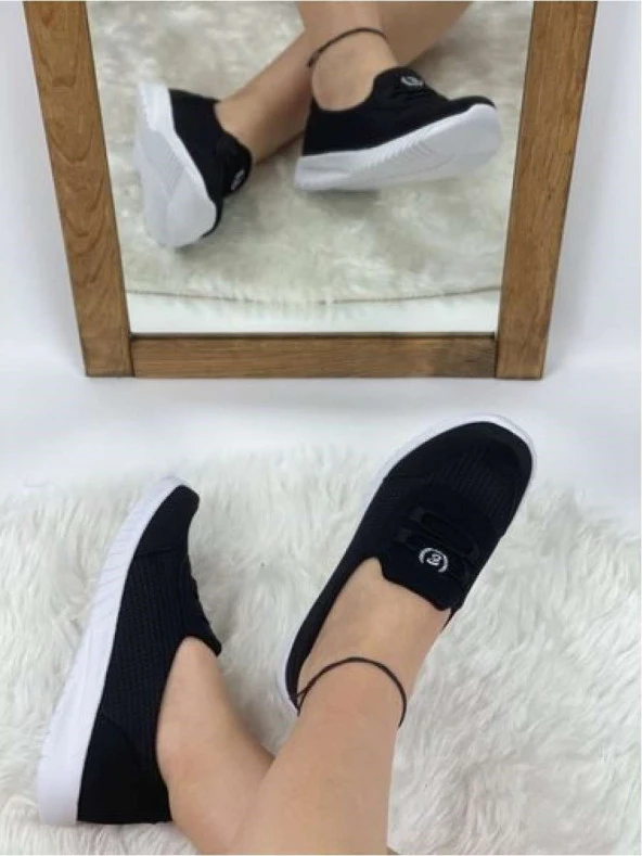 BLACKSEA BAĞSIZ KOLAY GİYİM ULTRA HAFİF TABAN KADIN GÜNLÜK YÜRÜYÜŞ AQUA SPOR AYAKKABI - 5