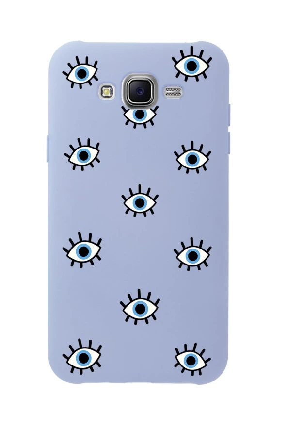 Samsung J7 Core Nazar Gözler Premium Silikonlu Telefon Kılıfı - 2