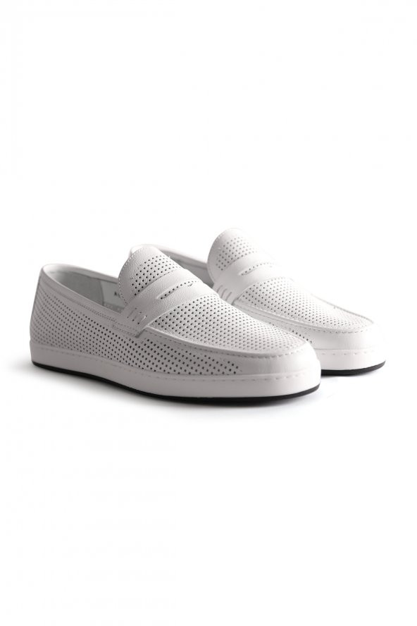 Libero L4209 Erkek Loafer Ayakkabı BEYAZ - 3