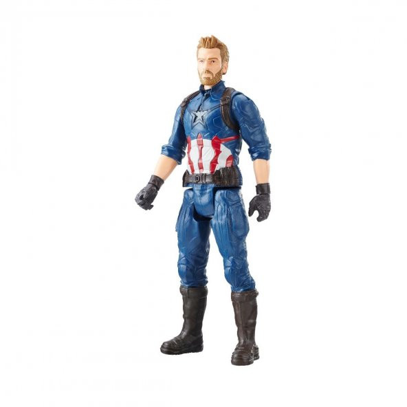 Orjinal Avengers Infinity War Titan Hero Captain America Figür Orjinal Kaptan Amerika Figür 30cm - Resim 2
