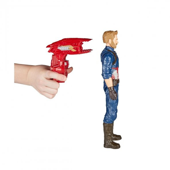 Orjinal Avengers Infinity War Titan Hero Captain America Figür Orjinal Kaptan Amerika Figür 30cm - Resim 6