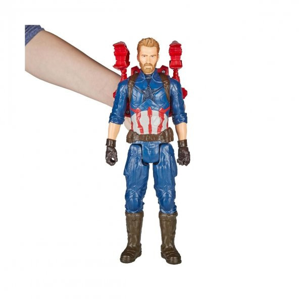Orjinal Avengers Infinity War Titan Hero Captain America Figür Orjinal Kaptan Amerika Figür 30cm - Resim 7