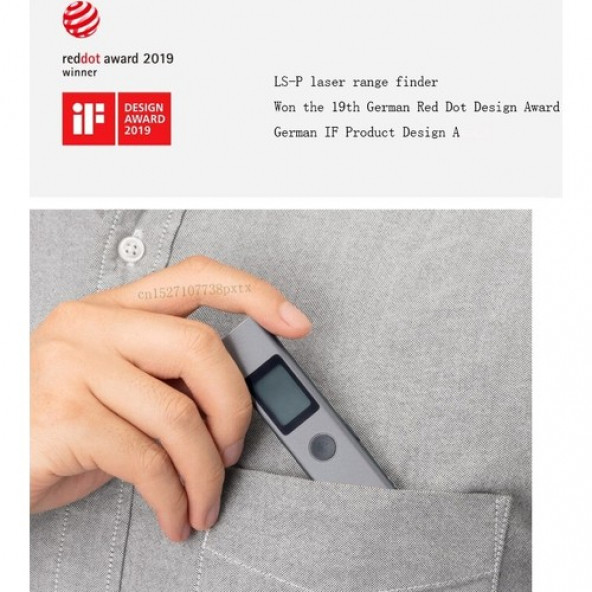 Xiaomi Lazermetre Mijia Duka 40 M Ls-P Şarjlı - Resim 4