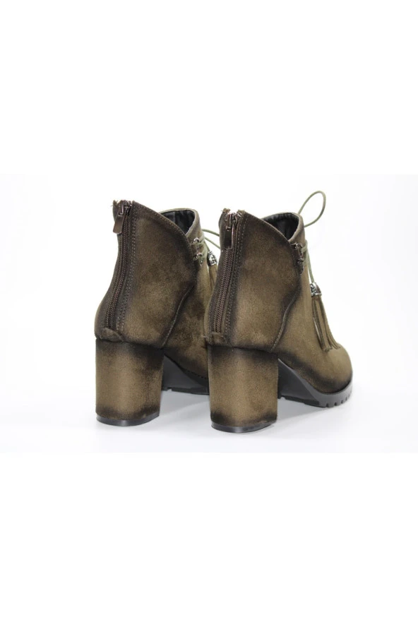 KADIN KALIN TOPUKLU ARKADAN FERMUARLI BOT - 7