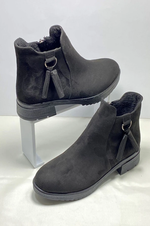 GÜNLÜK YANI PÜSKÜLLÜ BOT SÜET - 3