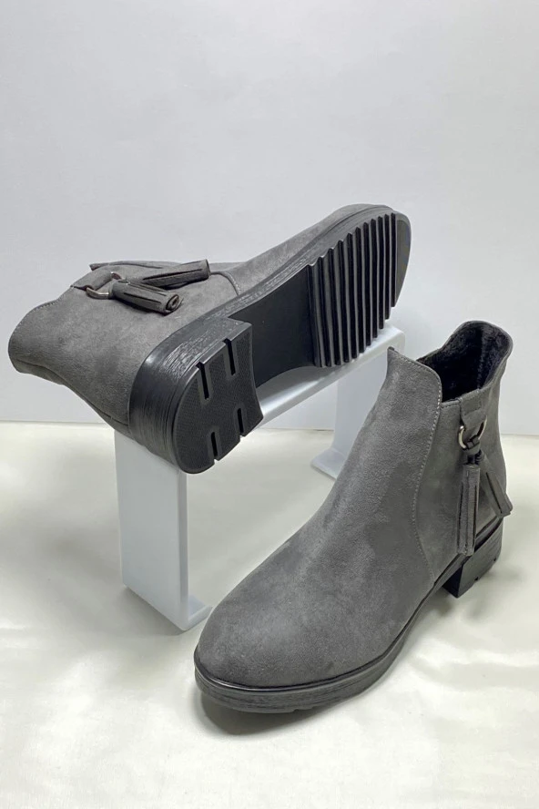 GÜNLÜK YANI PÜSKÜLLÜ BOT SÜET - 5