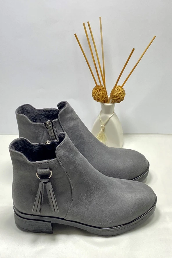 GÜNLÜK YANI PÜSKÜLLÜ BOT SÜET - 6