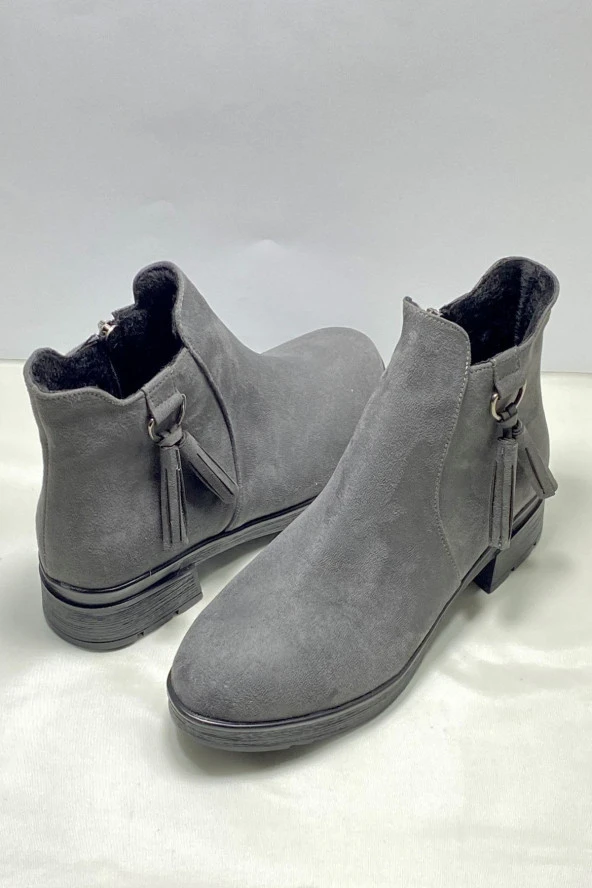 GÜNLÜK YANI PÜSKÜLLÜ BOT SÜET - 8