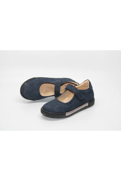 KIZ ÇOCUĞU ATKILI CIRTLI KAYMAZ ORTOPEDİK TABAN GÜNLÜK- KLASİK RAHAT AYAKKABI - 6