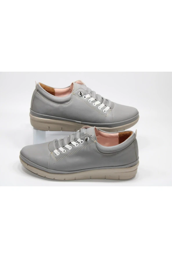 GND ORTOPEDİK DÜZTABAN BAĞSIZ ÖNÜ LASTİKLİ KOLAY GİYİM GÜNLÜK AYAKKABI - 11