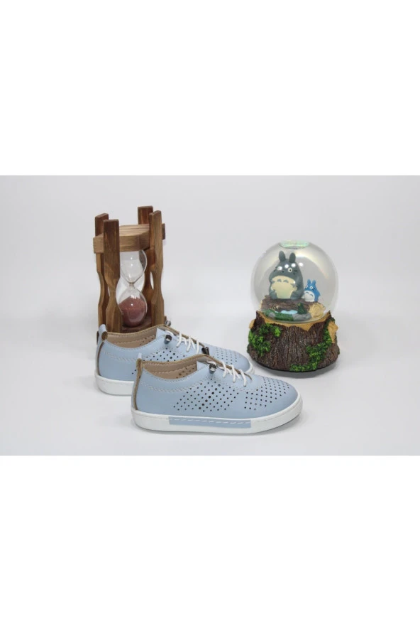 KIZ ÇOCUĞU LASTİK BAĞCIKLI GÜNLÜK RAHAT GİYİM ÇARIK AYAKKABI - 4