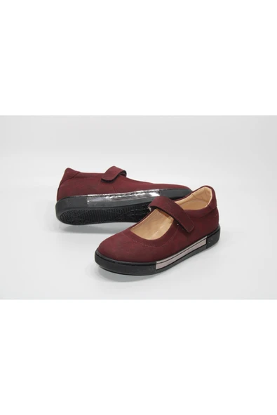KIZ ÇOCUĞU ATKILI CIRTLI KAYMAZ ORTOPEDİK TABAN GÜNLÜK- KLASİK RAHAT AYAKKABI - 10