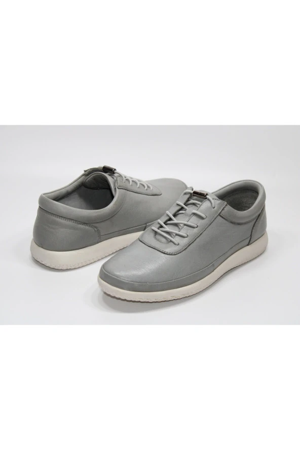 MARYJANE HAKİKİDERİ ORTOPEDİK DÜZ TABAN LASTİK BAĞCIKLI GÜNLÜK RAHAT ÇARIK AYAKKABI - 4