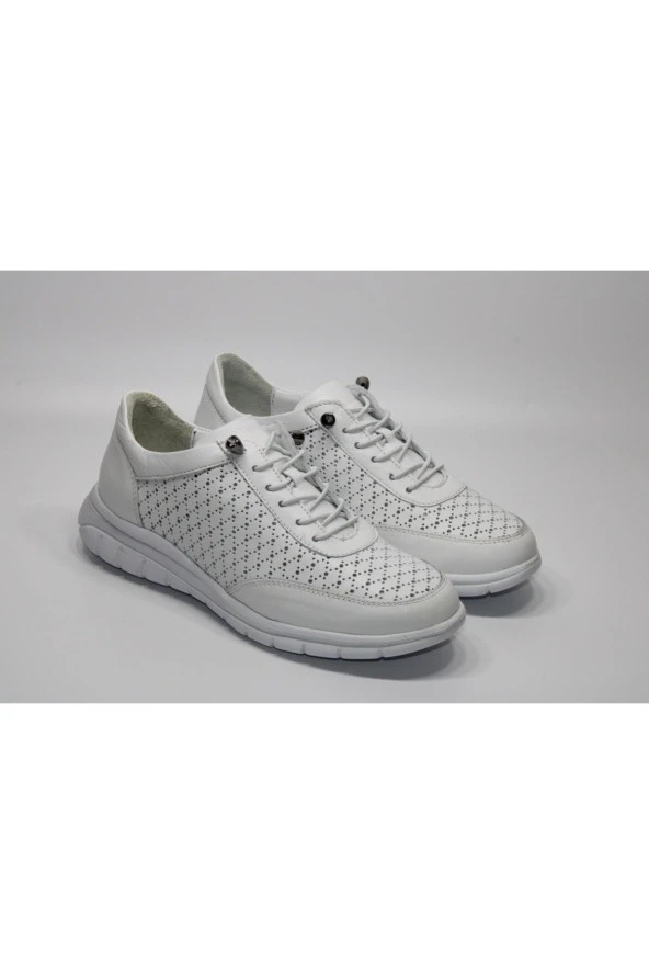 MARYJANE HAKİKİ DERİ ORTOPEDİK LASTİK BAĞCIKLI GÜNLÜK RAHAT AYAKKABI - 5