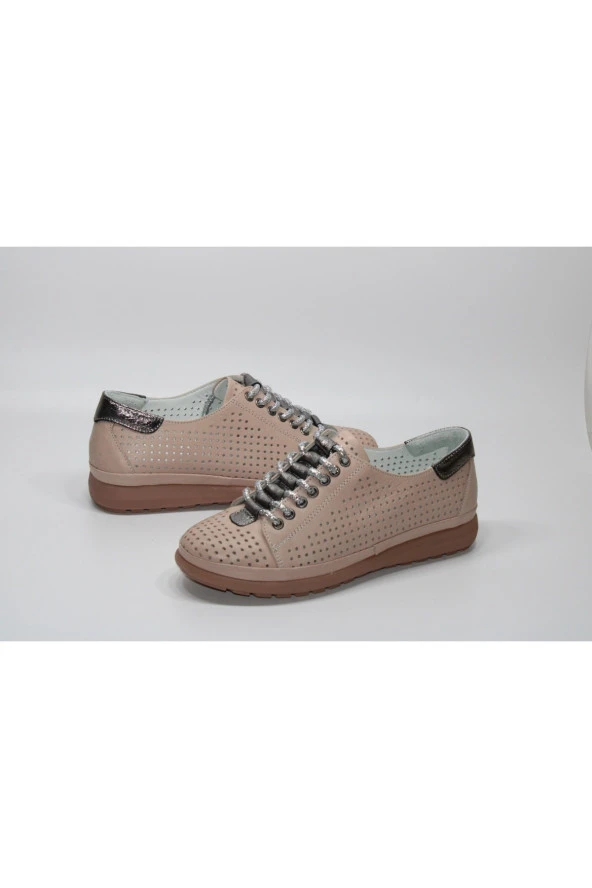 MARYJANE HAKİKİ DERİ ORTOPEDİK BAĞCIKLI GÜNLÜK RAHAT AYAKKABI - 2