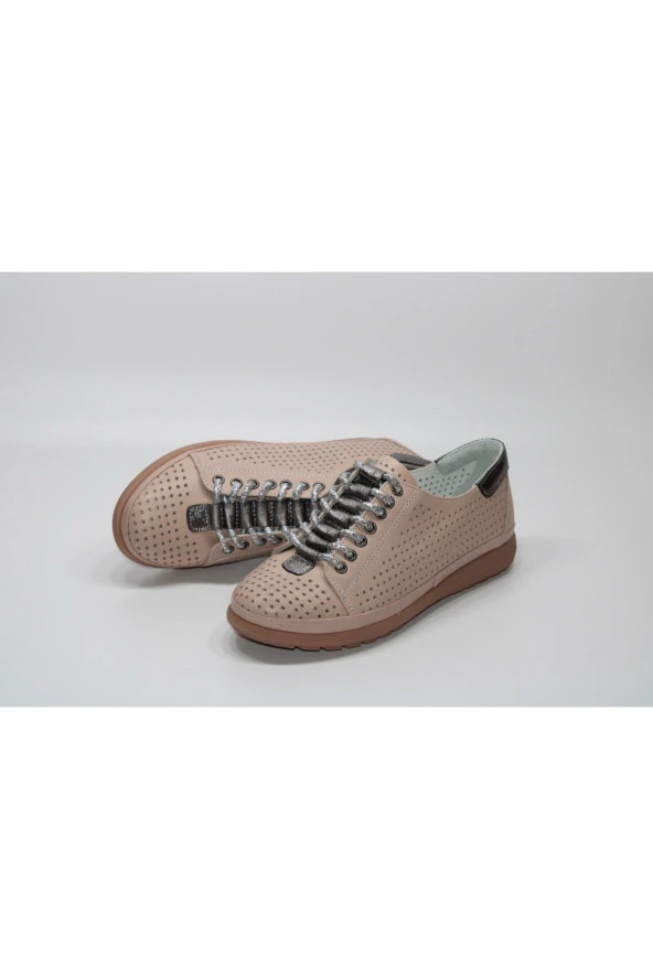 MARYJANE HAKİKİ DERİ ORTOPEDİK BAĞCIKLI GÜNLÜK RAHAT AYAKKABI - 3