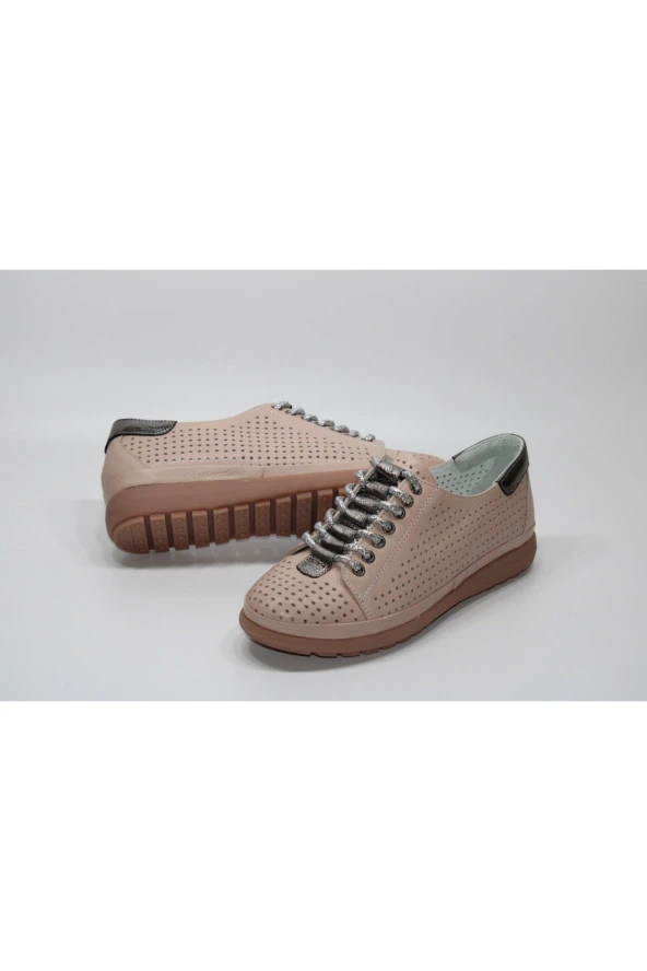 MARYJANE HAKİKİ DERİ ORTOPEDİK BAĞCIKLI GÜNLÜK RAHAT AYAKKABI - 4