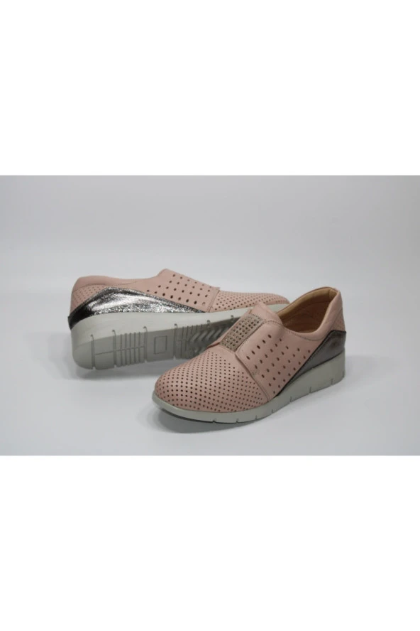 MARYJANE HAKİKİ DERİ ORTOPEDİK BAĞSIZ TAŞ DETAYLI GÜNLÜK RAHAT AYAKKABI - 3