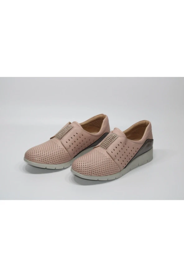 MARYJANE HAKİKİ DERİ ORTOPEDİK BAĞSIZ TAŞ DETAYLI GÜNLÜK RAHAT AYAKKABI - 4