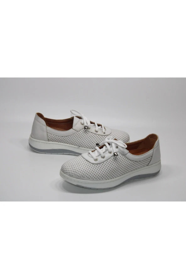 MARYJANE HAKİKİ DERİ ORTOPEDİK LASTİK BAĞCIKLI GÜNLÜK RAHAT AYAKKABI - 2