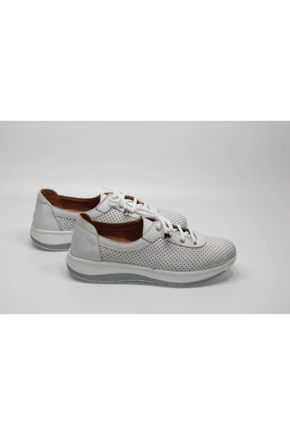 MARYJANE HAKİKİ DERİ ORTOPEDİK LASTİK BAĞCIKLI GÜNLÜK RAHAT AYAKKABI - 3