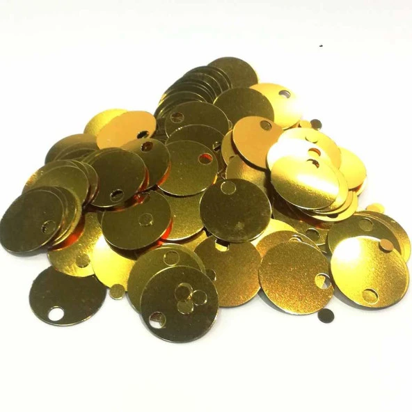 Çanta Ve Supla Pulu 20 Mm ( 25 Gram ) Parlak Altın