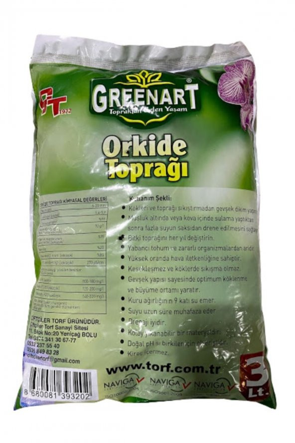Greenart Orkide Toprağı 3 lt - 2