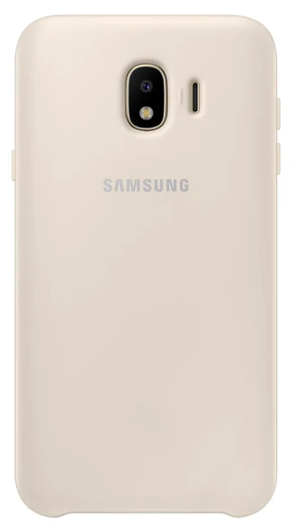 Samsung Galaxy J4 Dual Layer Çift Katmanlı Kılıf, Gold EF-PJ400CFEGWW