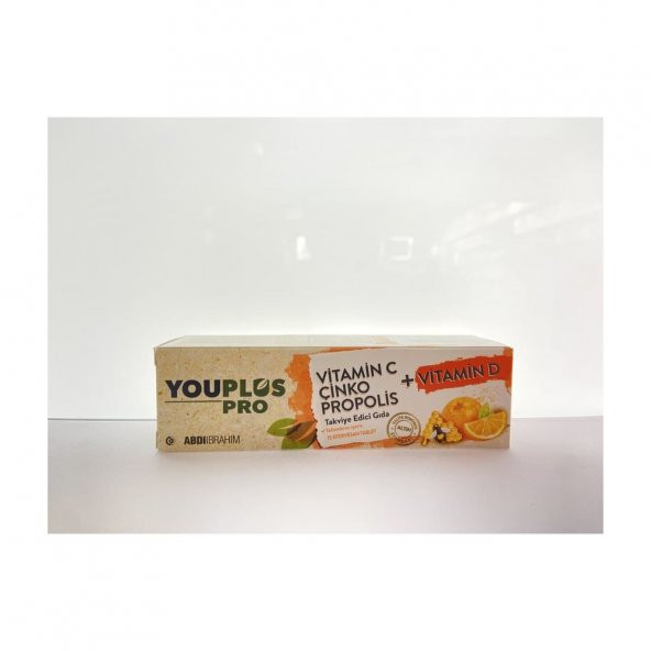 Youplus Pro Vitamin C Çinko + Vitamin D Propolis 15 Tablet
