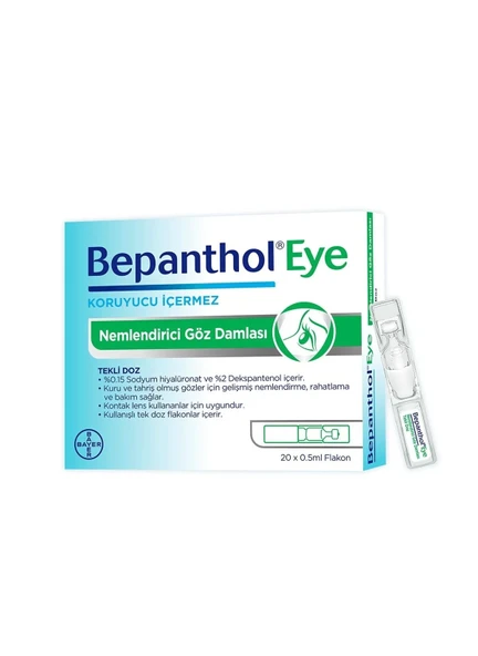 Bepanthol Eye Göz Damlası 0,5 ml 20 Flakon - 1
