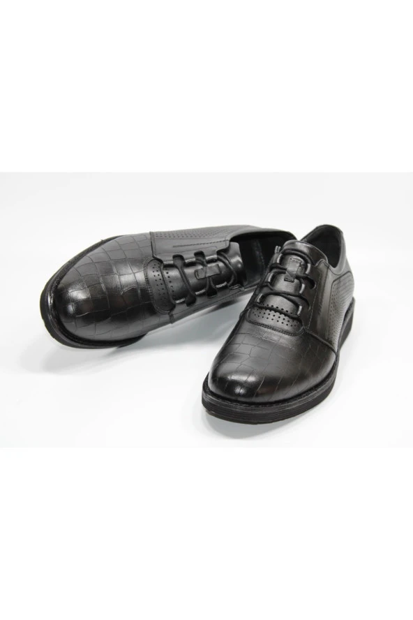 CARE HAKİKİDERİ POLİÜRETAN SPOR TABAN MODEL BAĞCIKLI KLASİK ERKEK AYAKKABI - 3