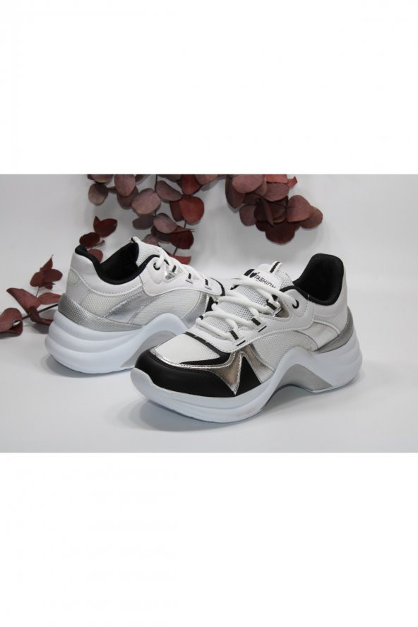 TWİNGO YÜKSEK TABANLI GÜNLÜK SNEAKER SPOR AYAKKABI - 3