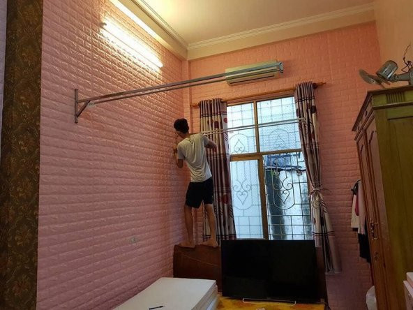 Renkli Duvarlar Kız Çocuk ve Yatak Odası Pembe Yapışkanlı Panel 3D Duvar Kağıdı - Resim 8