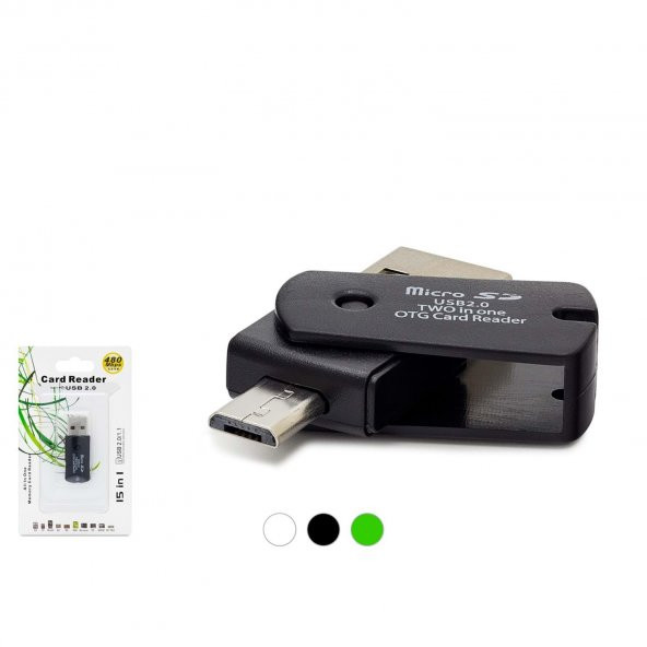 HADRON HD121 MICRO USB CARD READER MICRO SD