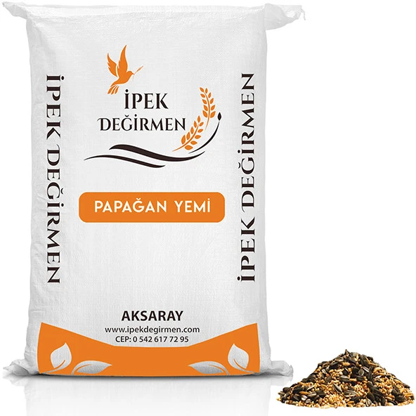 İpek Değirmen 5 KG Paraket Sultan Cennet Papağan Yemi Ekmeksiz Kuş Yemi