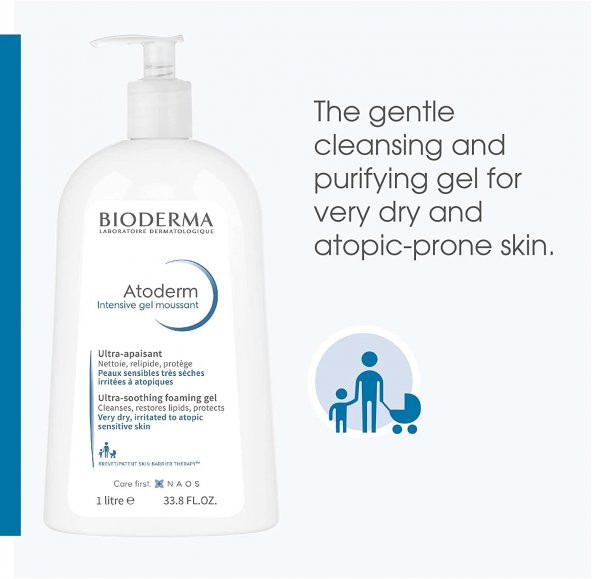 Bioderma Atoderm Intensive Foaming Gel 1000 ml - 2