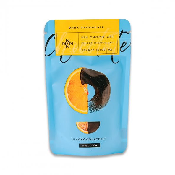 Bitter Çikolata Kaplı Portakal Dilimi 80g - 3