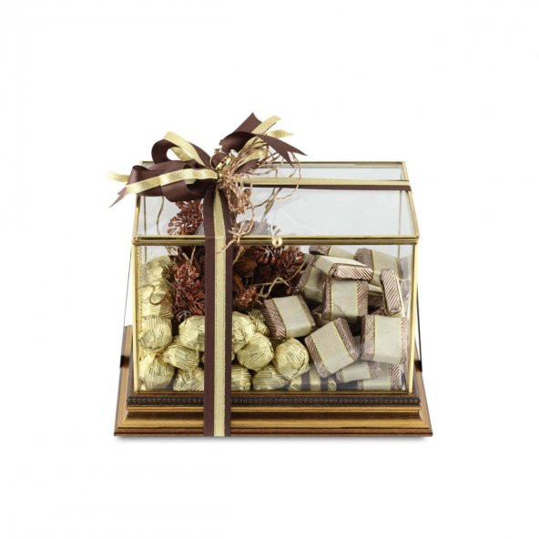 Gold Cam Kutu Kız İsteme Çikolatası - Resim 2