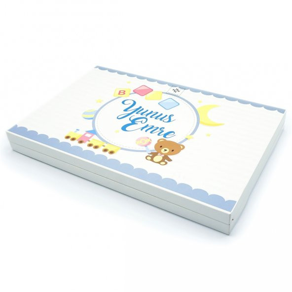 Erkek Bebek Çikolatası 162 Adet Napoliten Çikolata 1 Yaş