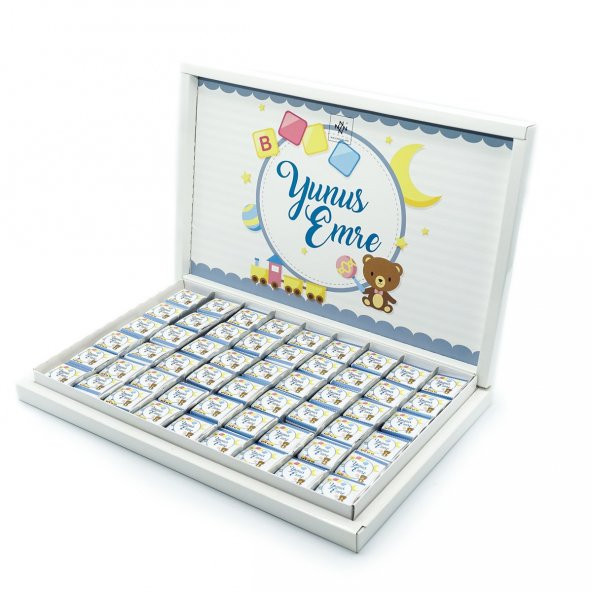 Erkek Bebek Çikolatası 162 Adet Napoliten Çikolata 1 Yaş - 2