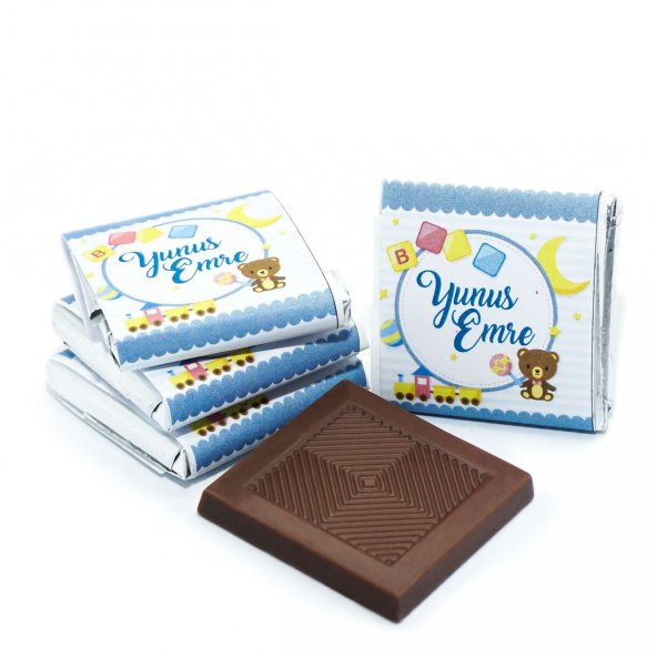 Erkek Bebek Çikolatası 162 Adet Napoliten Çikolata 1 Yaş - 6