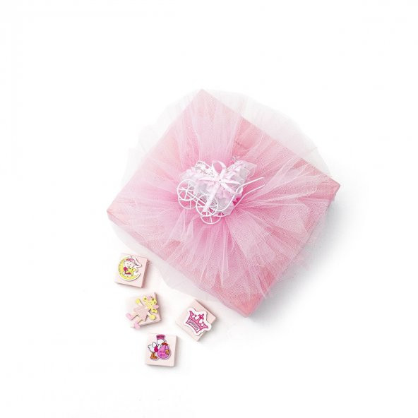 Kız Bebek Çikolatası Dekorlu Bebek Çikolatası (50 Adet) - Resim 2