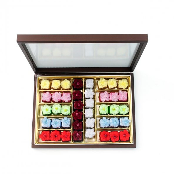 Nin Askılı Çiçek Dekorlu Fındık Giandujalı Bütün Fındıklı Sütlü Spesiyal Çikolata 525g - 6