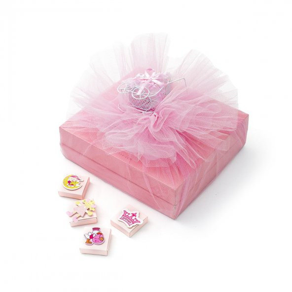 Kız Bebek Çikolatası Dekorlu Bebek Çikolatası (50 Adet) - Resim 5
