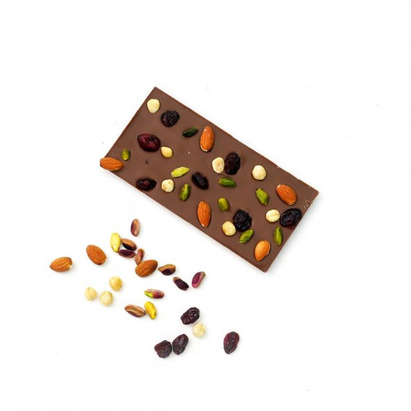 Lounge Bademli Kuruyemişli Sütlü Çikolata 110g - 3