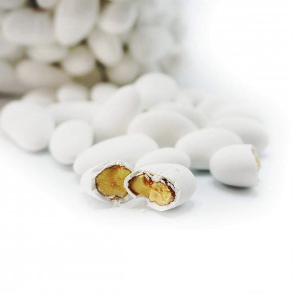 Beyaz Badem Şekeri Draje 150g - Resim 2